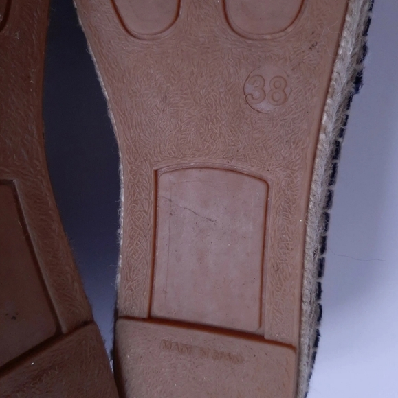 BODEN Violette Canvas Espadrilles UK Size 5 EU 38 Navy And Ivory Worn Once - Picture 10 of 10